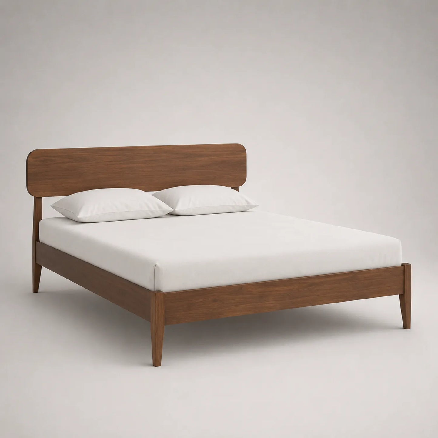 Doppelbett Holz Nussbaum 200x160 cm