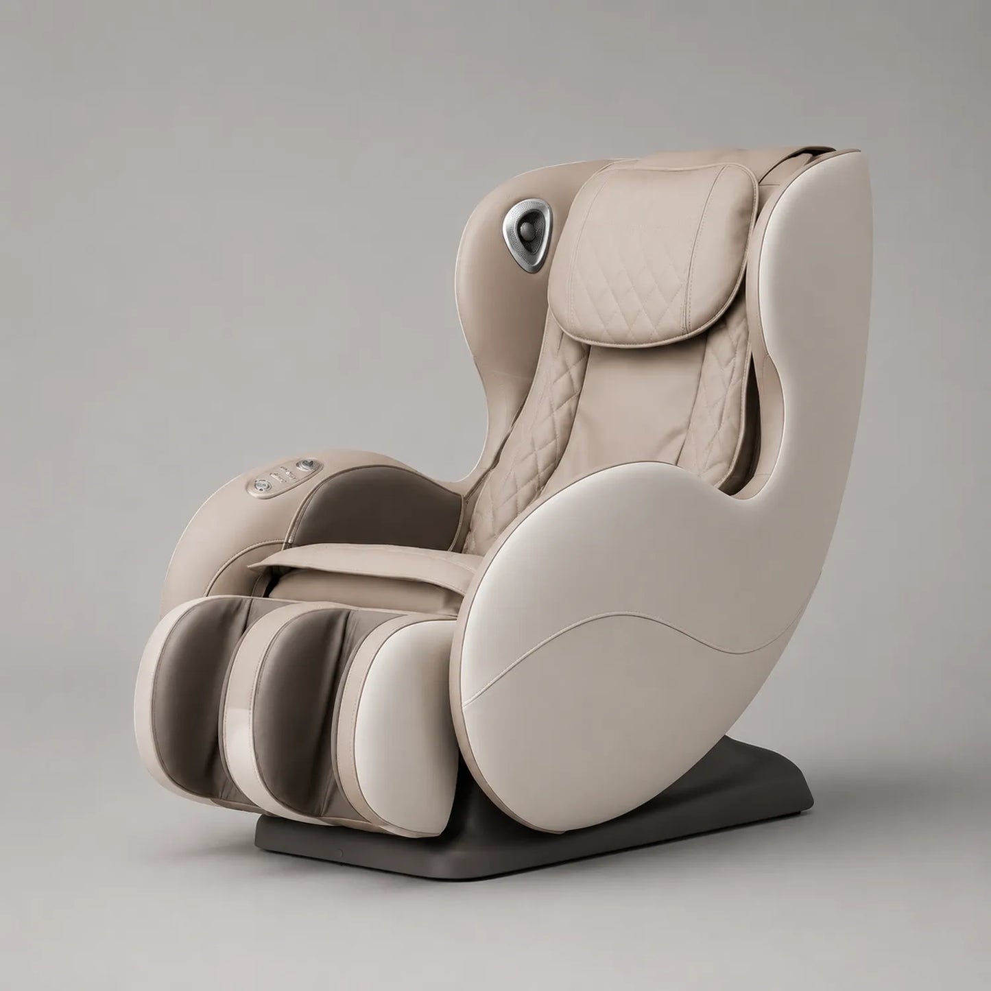 Massagesessel PU-Leder Creme-Beige 120x75x85cm