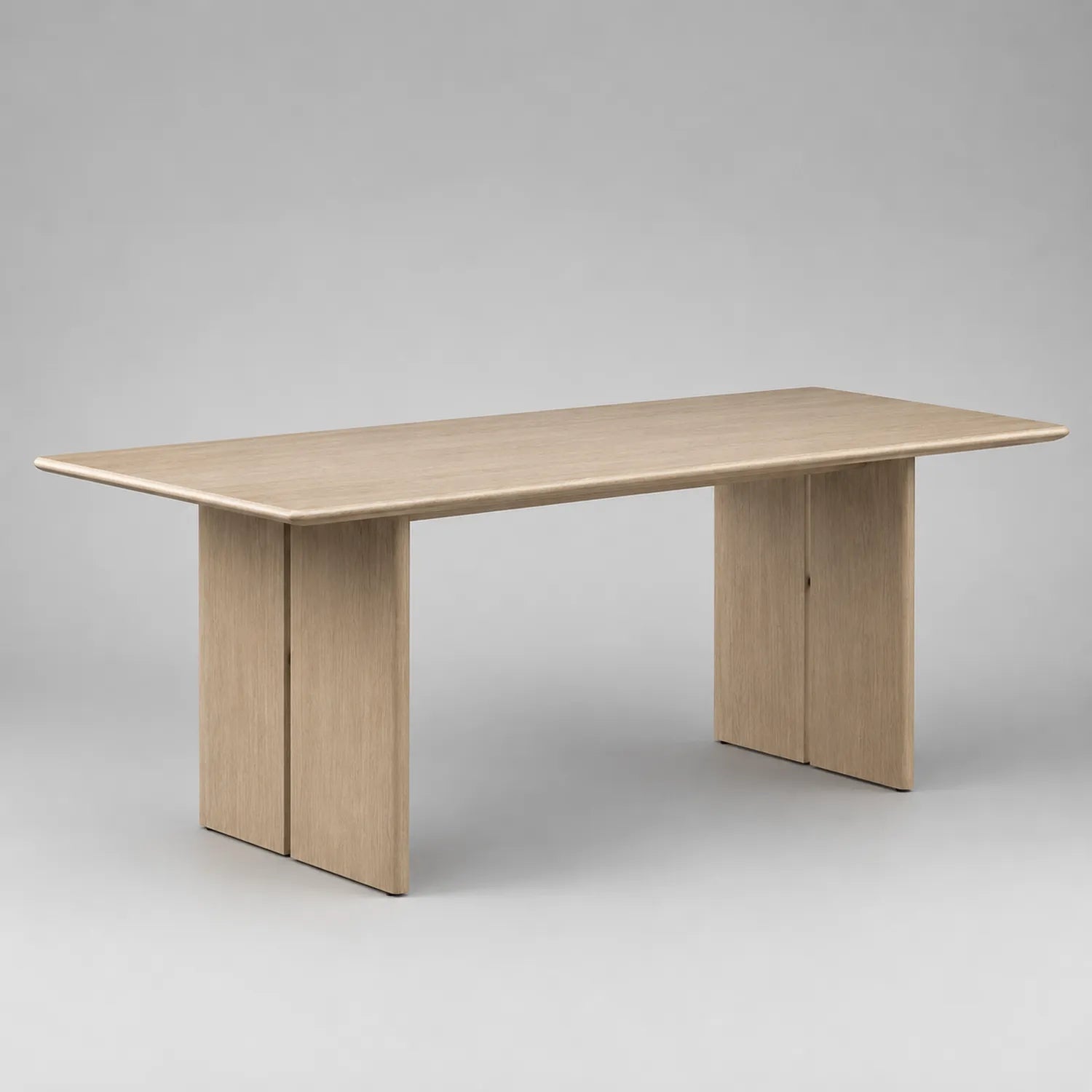 Esstisch Eichenholz Rechteckig Natur 200 cm x 90 cm