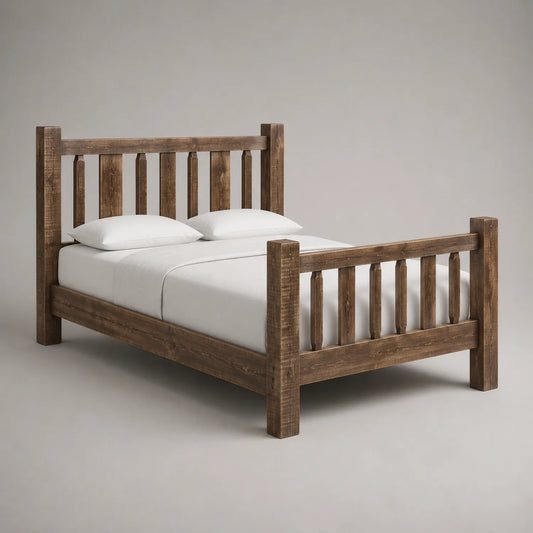 Holzbett Doppelbett 200x160 cm Braun